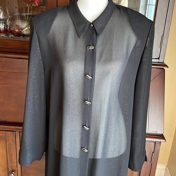 Perceptions by Irene B. Glimmer Tunic Top 16 - Picture 2 of 14